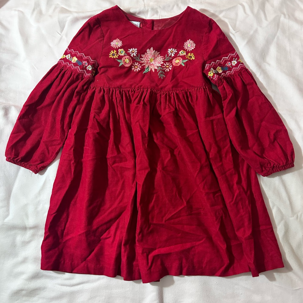 Red formal dress for little girls